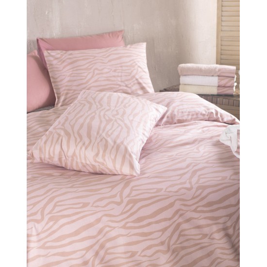 Σεντόνια Μονά Σετ Next Trisha Pink Polycotton Rythmos (160x260) 3Τεμ