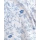 Σεντόνια Μονά Σετ Nova Ortensia Blue Cotton Rythmos (105x205+30 ) Με Λάστιχο 3Τεμ