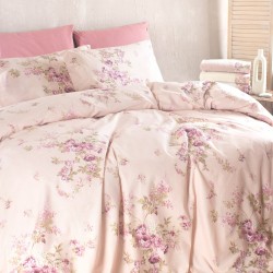 Πάπλωμα Μονό Σετ Nova Springtime Pink Cotton Rythmos (160x240) 2Τεμ