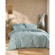 Σεντόνια King Σετ Symbol Camelia L.Blue Cotton Rythmos (270x290) 4Τεμ