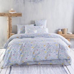 Κουβερλί Μονό Σετ Symbol Glow Blue Cotton Rythmos (160x240) 2Τεμ Κουβερλί Μονό Σετ Symbol Glow Blue Cotton Rythmos (160x240) 2Τεμ