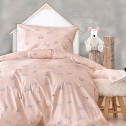 Παπλωματοθήκη Παιδική Μονή Σετ Kids Jerom Salmon Cotton Rythmos (160x250) 2Τεμ Παπλωματοθήκη Παιδική Μονή Σετ Kids Jerom Salmon Cotton Rythmos (160x250) 2Τεμ