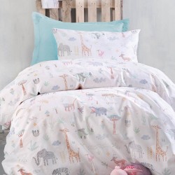 Παπλωματοθήκη Παιδική Μονή Σετ Kids Zoomies Cotton Rythmos (160x250) 2Τεμ