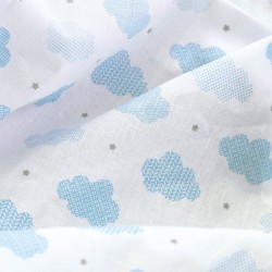 Παπλωματοθήκη Παιδική Μονή Σετ Kids Cloudy Blue Cotton Rythmos (160x250) 2Τεμ Παπλωματοθήκη Παιδική Μονή Σετ Kids Cloudy Blue Cotton Rythmos (160x250) 2Τεμ