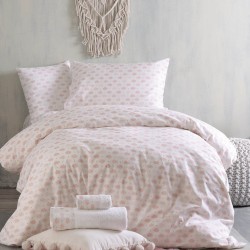 Μαξιλαροθήκες Παιδικές Σετ Kids Cloudy Salmon Cotton Rythmos (50x70) 2Τεμ