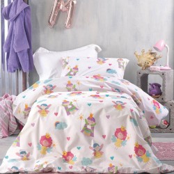 Παπλωματοθήκη Παιδική Μονή Σετ Kids Fairies Cotton Rythmos (160x250) 2Τεμ Παπλωματοθήκη Παιδική Μονή Σετ Kids Fairies Cotton Rythmos (160x250) 2Τεμ