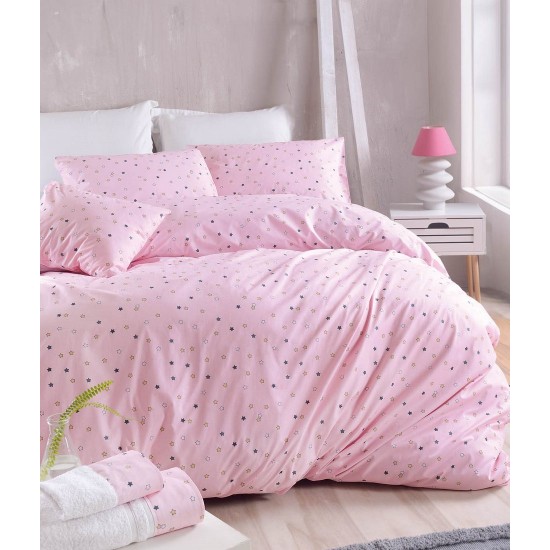 Παπλωματοθήκη Μονή Σετ Symbol Blaze Pink Cotton Rythmos (160x250) 2Τεμ Παπλωματοθήκη Μονή Σετ Symbol Blaze Pink Cotton Rythmos (160x250) 2Τεμ