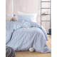 Κουβερλί Μονό Σετ Symbol Motiv D.Blue Cotton Rythmos (160x240) 2Τεμ