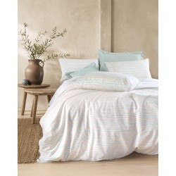 Σεντόνια Υπέρδιπλα Σετ Symbol Strappy Cotton Rythmos (230x270) 4Τεμ