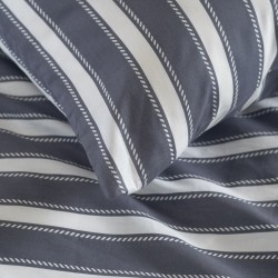 Σεντόνια King Σετ Symbol Lesley D.Blue Cotton Rythmos (270x290) 4Τεμ