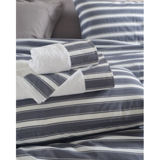 Πάπλωμα Μονό Σετ Symbol Lesley D.Blue Cotton Rythmos (160x240) 2Τεμ