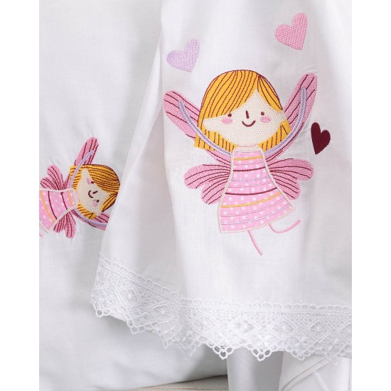 Σεντόνια Βρεφικά Κούνιας Σετ Newborn Amelia Cotton Rythmos (105x160) 3Τεμ