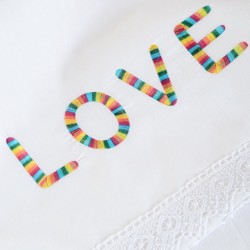 Σεντόνια Βρεφικά Κούνιας Σετ Newborn Love Cotton Rythmos (105x160) 3Τεμ