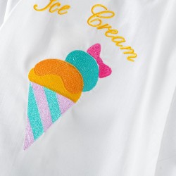 Σεντόνια Βρεφικά Με Κέντημα Κούνιας Σετ Newborn Gelato Cotton Rythmos (105x160) 3Τεμ