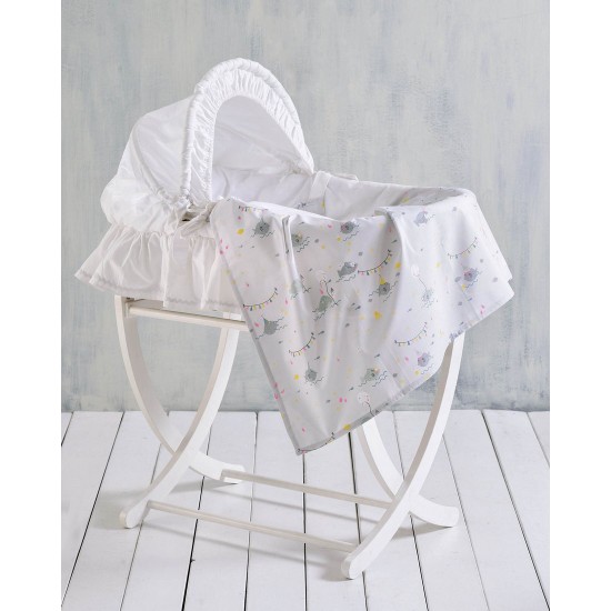Πάντα Κούνιας Newborn Fouska Grey Cotton Rythmos (43x200) 1Τεμ Πάντα Κούνιας Newborn Fouska Grey Cotton Rythmos (43x200) 1Τεμ