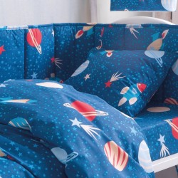 Πάπλωμα Βρεφικό Κούνιας Σετ Newborn Space Odyssey Cotton Rythmos (110x150) 1Τεμ