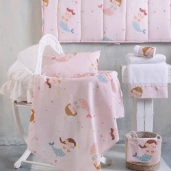 Πάπλωμα Βρεφικό Κούνιας Σετ Newborn Zizel Cotton Rythmos (110x150) 1Τεμ