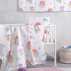 Πάντα Κούνιας Newborn Fairies Cotton Rythmos (43x200) 1Τεμ