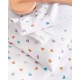 Παπλωματοθήκη Βρεφική Κούνιας Σετ New Born Tiny Heart White Cotton Rythmos (110x160) 2Τεμ