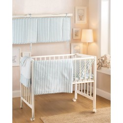 Σεντόνια Βρεφικά Κούνιας Σετ Newborn Eloise Green Cotton Rythmos (120x160) 3Τεμ