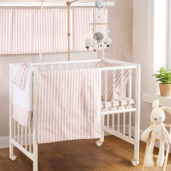 Σεντόνι Λίκνου Newborn Eloise Beige Cotton Rythmos (80x110) 1Τεμ