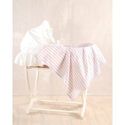 Σεντόνι Λίκνου Newborn Eloise Beige Cotton Rythmos (80x110) 1Τεμ