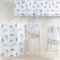 Πάντα Κούνιας Newborn Robot Chat Cotton Rythmos (43x200) 1Τεμ