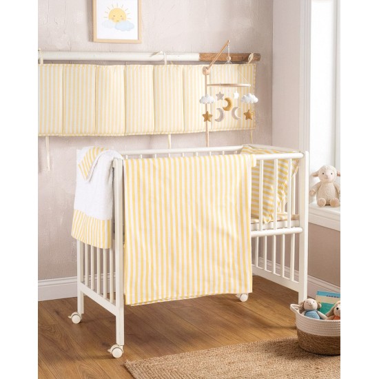 Σεντόνι Λίκνου Newborn Eloise Yellow Cotton Rythmos (80x110) 1Τεμ