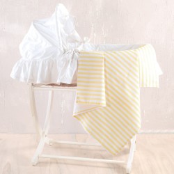 Σεντόνι Λίκνου Newborn Eloise Yellow Cotton Rythmos (80x110) 1Τεμ