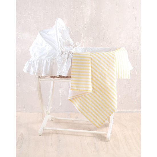 Σεντόνι Λίκνου Newborn Eloise Yellow Cotton Rythmos (80x110) 1Τεμ