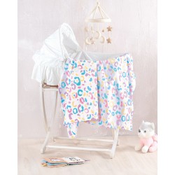 Σεντόνι Λίκνου Newborn Candy Cotton Rythmos (80x110) 1Τεμ