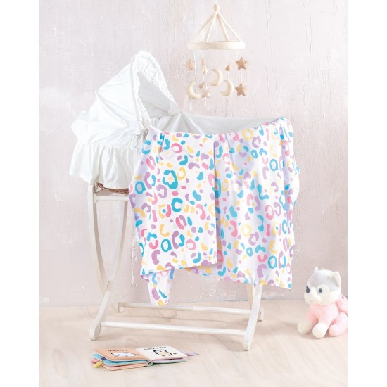 Σεντόνια Βρεφικά Κούνιας Σετ Newborn Candy Cotton Rythmos (120x160) 3Τεμ