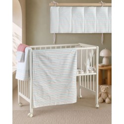 Σεντόνια Βρεφικά Κούνιας Σετ Newborn Symbol Strappy Cotton Rythmos (120x160) 3Τεμ