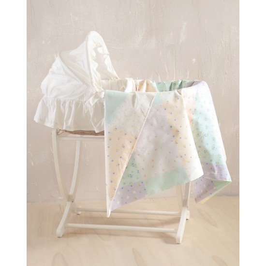 Παπλωματοθήκη Βρεφική Κούνιας Σετ Newborn Symbol Junie Cotton Rythmos (110x160) 2Τεμ