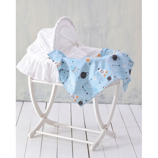 Πάντα Κούνιας Newborn Astroword Cotton Rythmos (43x200) 2Τεμ