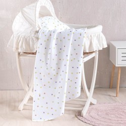 Σεντόνι Λίκνου New Born Blaze White Cotton Rythmos (80x110) 1Τεμ