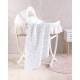 Σεντόνι Λίκνου New Born Blaze White Cotton Rythmos (80x110) 1Τεμ