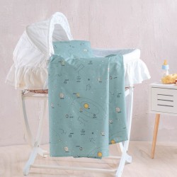 Σεντόνι Λίκνου New Born Venus Green Cotton Rythmos (80x110) 1Τεμ