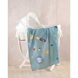Σεντόνι Λίκνου Newborn Rocket Cotton Rythmos (80x110) 1Τεμ