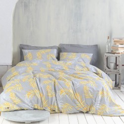 Μαξιλαροθήκες Σετ Next Sandra Grey Polycotton Rythmos (50x70) 2Τεμ