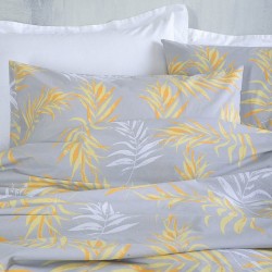 Μαξιλαροθήκες Σετ Next Sandra Grey Polycotton Rythmos (50x70) 2Τεμ