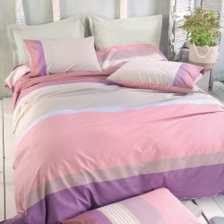 Σεντόνια King Σετ Next Savoy Pink Polycotton Rythmos (260x280) 4Τεμ