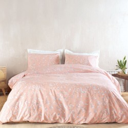 Μαξιλαροθήκες Σετ Next Loreta Pink Polycotton Rythmos (50x70) 2Τεμ