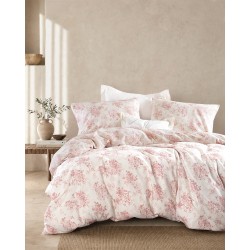 Σεντόνια Μονά Σετ Next Gardenia Pink Polycotton Rythmos (160x260) 3Τεμ