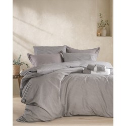 Σεντόνια Μονά Σετ Next Imperial Grey Polycotton Rythmos (160x260) 3Τεμ