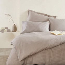Σεντόνια Μονά Σετ Next Imperial Beige Polycotton Rythmos (105x205+30 ) Με Λάστιχο 3Τεμ