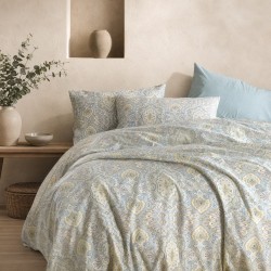 Σεντόνια Μονά Σετ Next Imperial Layla Polycotton Rythmos (105x205+30 ) Με Λάστιχο 3Τεμ