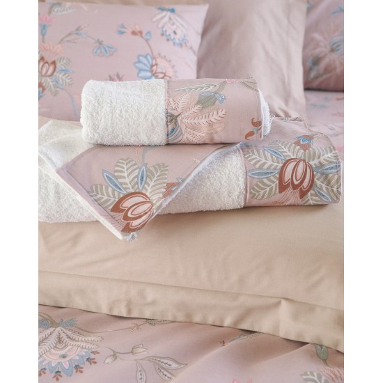 Σεντόνια King Σετ Next Nezure Beige Polycotton Rythmos (260x280) 4Τεμ
