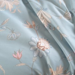 Σεντόνια King Σετ Next Nezure L.Blue Polycotton Rythmos (260x280) 4Τεμ