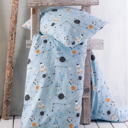 Παπλωματοθήκη Παιδική Μονή Σετ Kids Astroword Cotton Rythmos (160x250) 2Τεμ Παπλωματοθήκη Παιδική Μονή Σετ Kids Astroword Cotton Rythmos (160x250) 2Τεμ